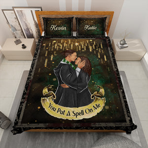 You Put A Spell One Me, Personalized Quilt Bed Set, Gifts For Him - Gifts For Her 04HUDT140823HH - Blanket - GoDuckee