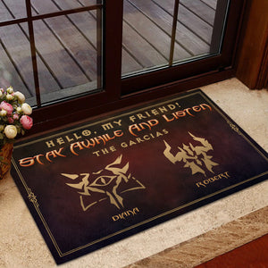 Welcome To My Friend 05QHDT160623 Personalized Friend Doormat - Doormat - GoDuckee