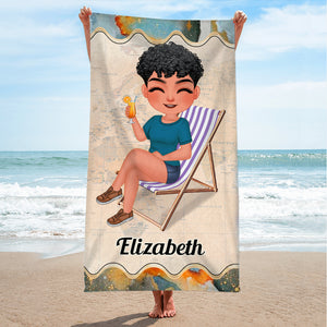 Beach Towel Collection Summer Gift For Couple, Friends & Family 01ACDT210423HH - Beach Towel - GoDuckee