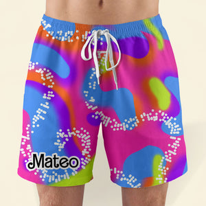 Personalized Couple Beach Shorts 05ACDT011223, Gift For Couple - Beach Shorts - GoDuckee