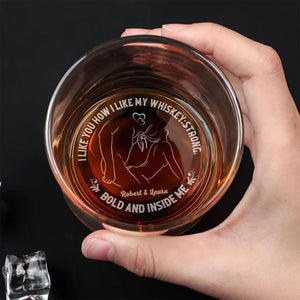 Personalized Gifts For Make Love Couple Whiskey Glass 04NATI220724
