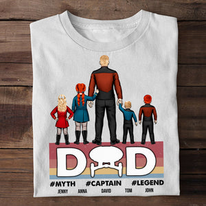 Dad, Myth Captain Legend, Personalized Shirt, Gift For Dad, 05hudt130523hh - Shirts - GoDuckee