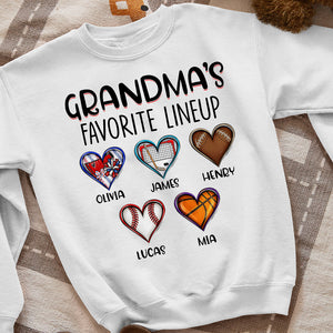 Family Favorite Lineup, Personalized Shirt, Gifts For Family 01HUDT100723 - Shirts - GoDuckee