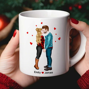 As Much As I Miss You - Being Yours Is Worth Every Mile, Personalized Long Distance Relationship Coffee Mug - Coffee Mug - GoDuckee