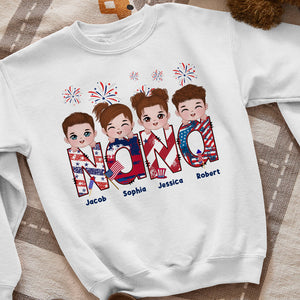 Gift For Grandma And Kids Personalized Shirt Hoodie Sweatshirt 02NADT070623HH - Shirts - GoDuckee