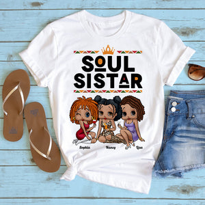 Soul Sisters 03ACDT100823HH Personalized Shirt, Gifts For Sister - Shirts - GoDuckee