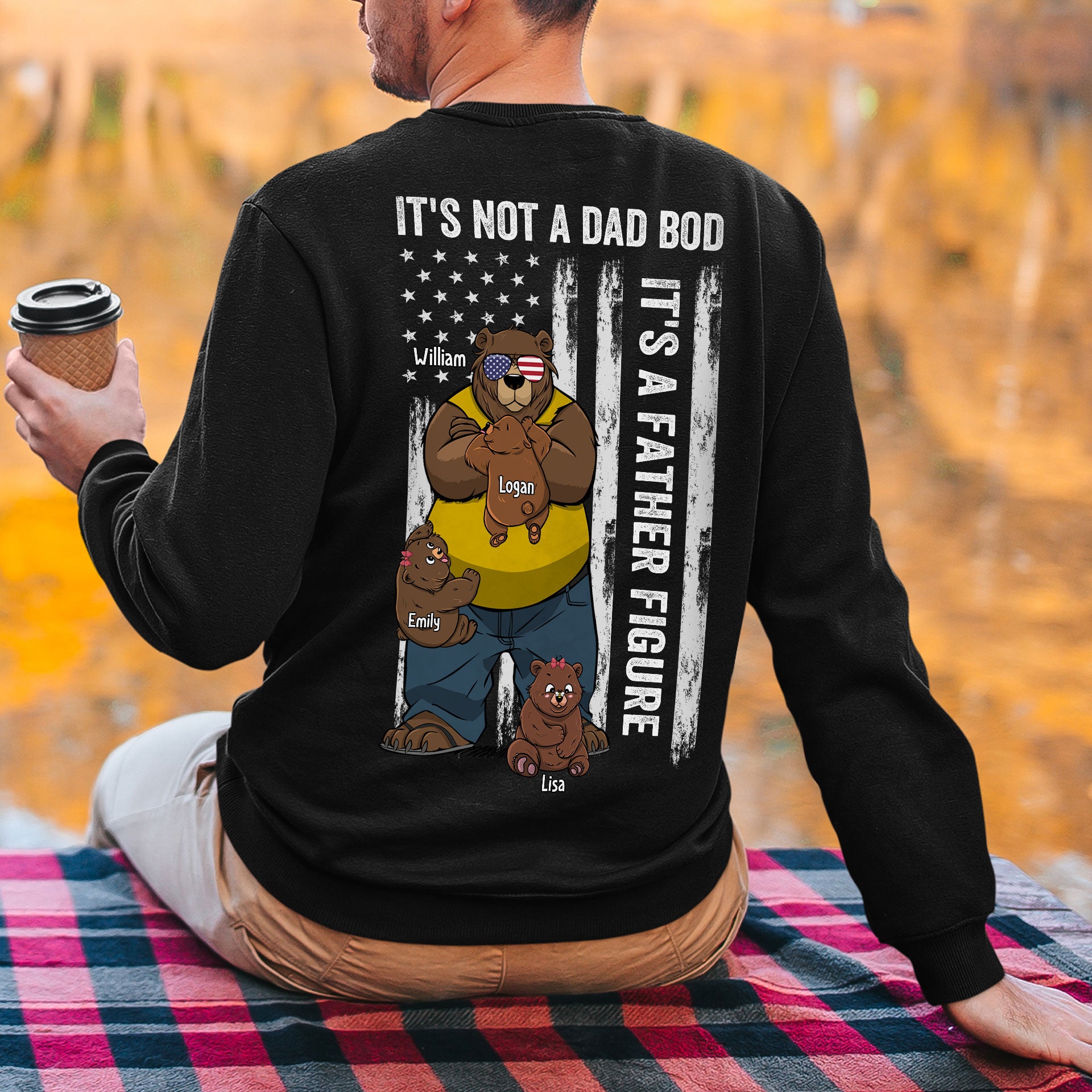 Personalized Dad Shirt It's Not A Dad Bod It's A Father Figure, Gift For Dad 01DNTI200423 - Shirts - GoDuckee