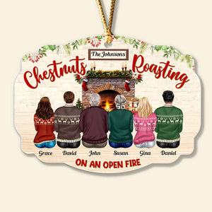 Chestnuts Roasting, Personalized Ornament, Gifts For Family 05QHDT111023 - Ornament - GoDuckee