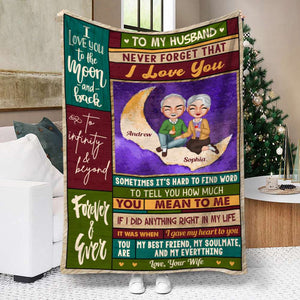 I Gave My Heart To You, Personalized Blanket, Old Couple, Gifts For Couple - Blanket - GoDuckee