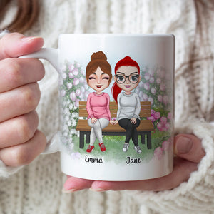 I Wish You Lived Next Door Personalized Besties Coffee Mug Gift For Friend - Coffee Mug - GoDuckee