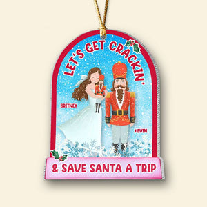 Christmas Gifts For Couple 03HUDT110923 Personalized Ornament - Ornament - GoDuckee