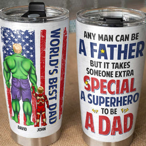My Dad, Gift For Father's Day, 01HTDT250423TM Personalized Family Tumbler - Tumbler Cup - GoDuckee
