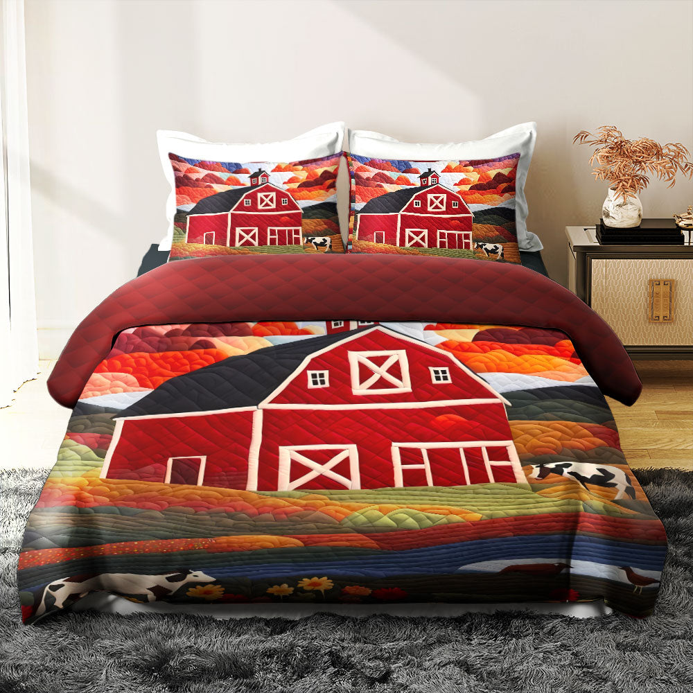 Gifts For Farm Lover Quilt Bed Set 06huti180125 - Blanket - GoDuckee
