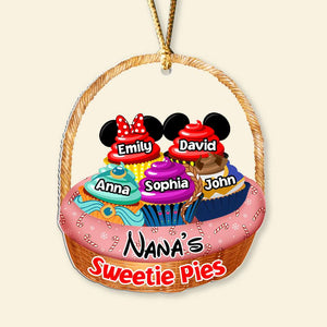 Family Sweetie Pies, Personalized Ornament, Gifts For Family - Ornament - GoDuckee