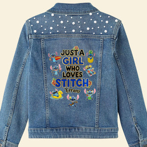 Blue Monster Denim Jacket - Personalized Gifts For Movie Lovers 05nati030625 - Denim Jacket - GoDuckee