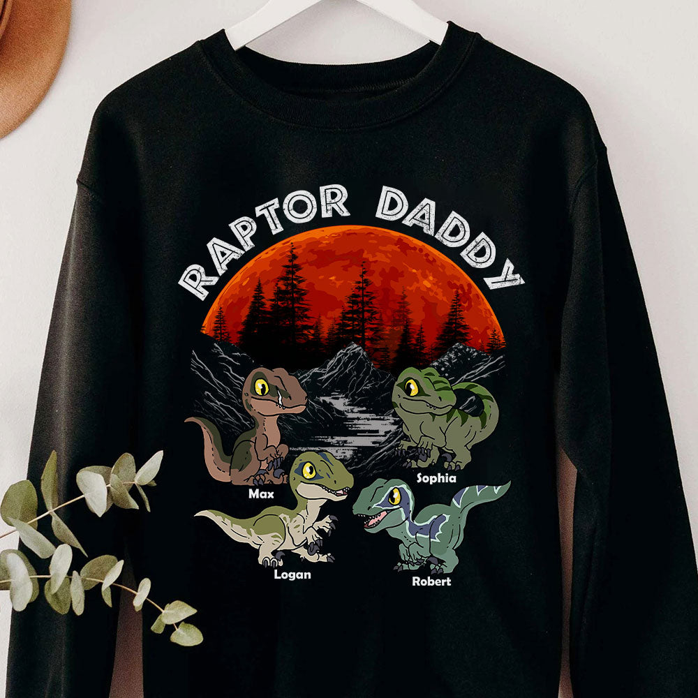 Raptor Daddy, Personalized Shirt, Gift For Dads 03huti290523 - Shirts - GoDuckee