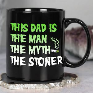 Dopest Dad Ever Personalized Coffee Mug, Black Mug BLM-02dnti050623 - Coffee Mug - GoDuckee