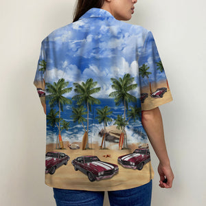 Gift For Cars Lover, Personalized Hawaiian Shirt, Classic Car Beach Hawaiian Shirt, Summer Gift - Hawaiian Shirts - GoDuckee