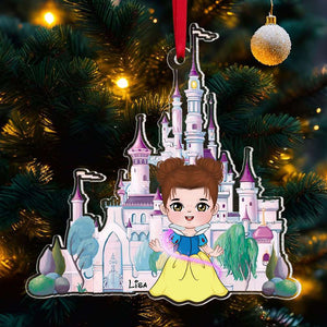 Gift For Kids, Personalized Acrylic Ornament, Prince And Princess Kid Ornament, Christmas Gift 04TOTI131023HA - Ornament - GoDuckee
