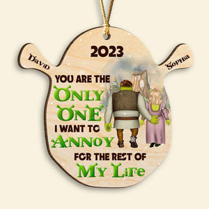 You Are The Only One 02ACDT181023HH Personalized Wood Ornament, Gifts For Couple - Ornament - GoDuckee