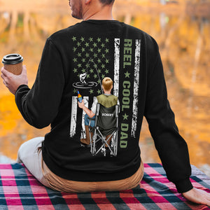 Reel Cool Dad Personalized Fishing Dad, Gift For Dad - Shirts - GoDuckee