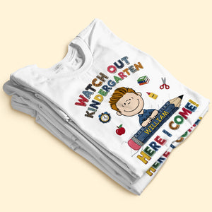 Cute Character Back To School Shirt - Personalized Gifts For Kids 02tgti270625 - Shirts - GoDuckee