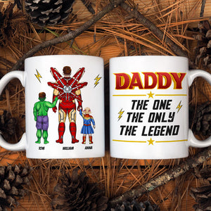 Personalized Gifts For Father Coffee Mug Daddy, The One, The Only, The Legend 06OHTI140324PA - Coffee Mugs - GoDuckee