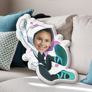 Custom Face Pillow 01QHTI080623 Laughing Kid Face SPKid - Pillow - GoDuckee