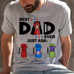 Best Dad Ever 02DTDT200523HA Personalized Shirt, Gifts For Dad - Shirts - GoDuckee