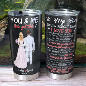 You & Me, We Got This, Gift For Couple, Personalized Tumbler, Marry Couple Tumbler, Couple Gift - Tumbler Cup - GoDuckee