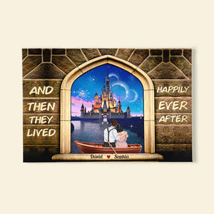 And Then They Lived Happily Ever After, 04ACDT220323TM Personalized Canvas Poster, Gifts For Couple - Poster & Canvas - GoDuckee