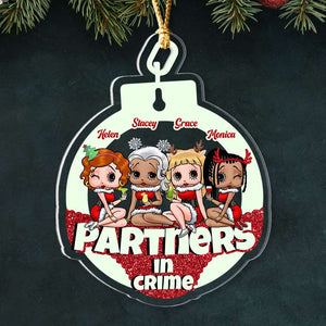 Partners In Crime 01ACDT061023HH Personalized Ornament, Gifts For Bestie - Ornament - GoDuckee
