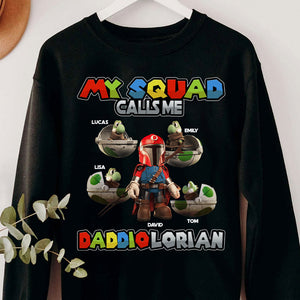 My Squad Calls Me, Gift For Dad, Personalized Shirt, Gamer Dad And Kids Shirt 02HUTI300523 - Shirts - GoDuckee