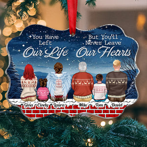 Our Life Our Hearts, Medallion Acrylic Ornament, Gifts For Family - Ornament - GoDuckee