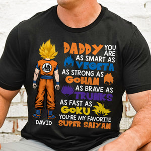 Daddy You Are As Smart As Vegeta-02dtdt300523hh Personalized Shirt - Shirts - GoDuckee