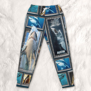 Personalized Gifts For Shark Lovers Sweatpants 06ACTI211224 - Shorts and Pants - GoDuckee