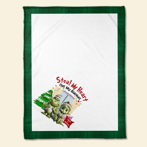 Steal My Heart Not My Blanket 07OHDT251023 Personalized Blanket, Gifts For Couple - Blanket - GoDuckee