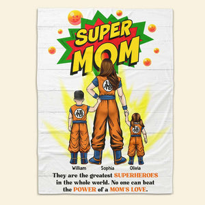 Personalized Gifts For Mom Blanket Power Mom 02HUDT270324HH - Blankets - GoDuckee