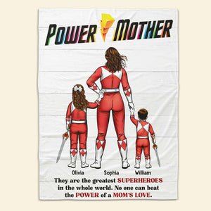 Personalized Gifts For Mom Blanket Power Mother 05HUDT270324HH - Blankets - GoDuckee