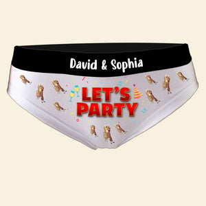 Personalized Gift For Men & Women Boxer Let's Party 01OHTI060124 - Boxer Briefs - GoDuckee