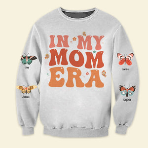 Butterfly Mom-Personalized Sweatshirt- Gift For Mom- Christmas Gift- Mom Sweatshirt - AOP Products - GoDuckee