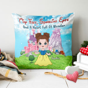 Personalized Gifts For Kids Pillow Tiny Feet, Sparkling Eyes 07TOTI170124PA - Pillows - GoDuckee