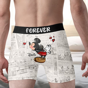 Personalized Gifts For Couples Boxers Together & Forever 03HUTI120124 - Boxers & Briefs - GoDuckee
