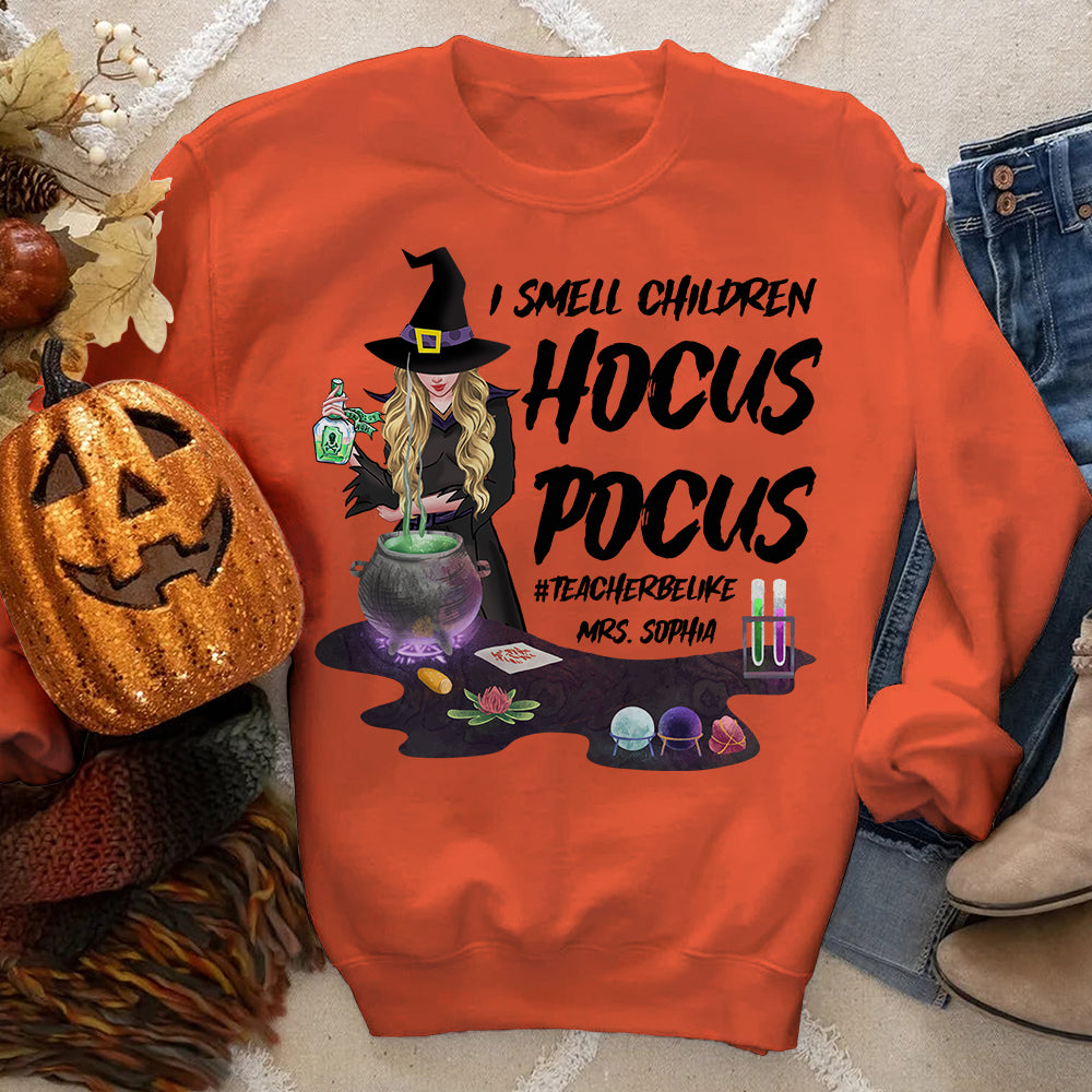 Hocus Pocus Everybody Focus Teacher Shirt Halloween Gift