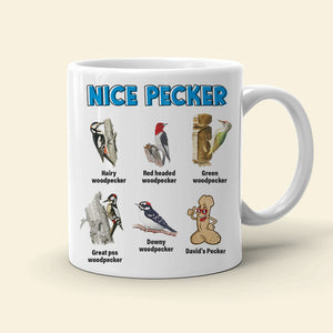 Nice Pecker Personalized Funny Coffee Mug Gift For Lover - Coffee Mug - GoDuckee