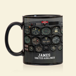 Personalized Aircraft Cockpit Mug, Gift For Airplane Lovers BLM-humix151223 - Coffee Mug - GoDuckee