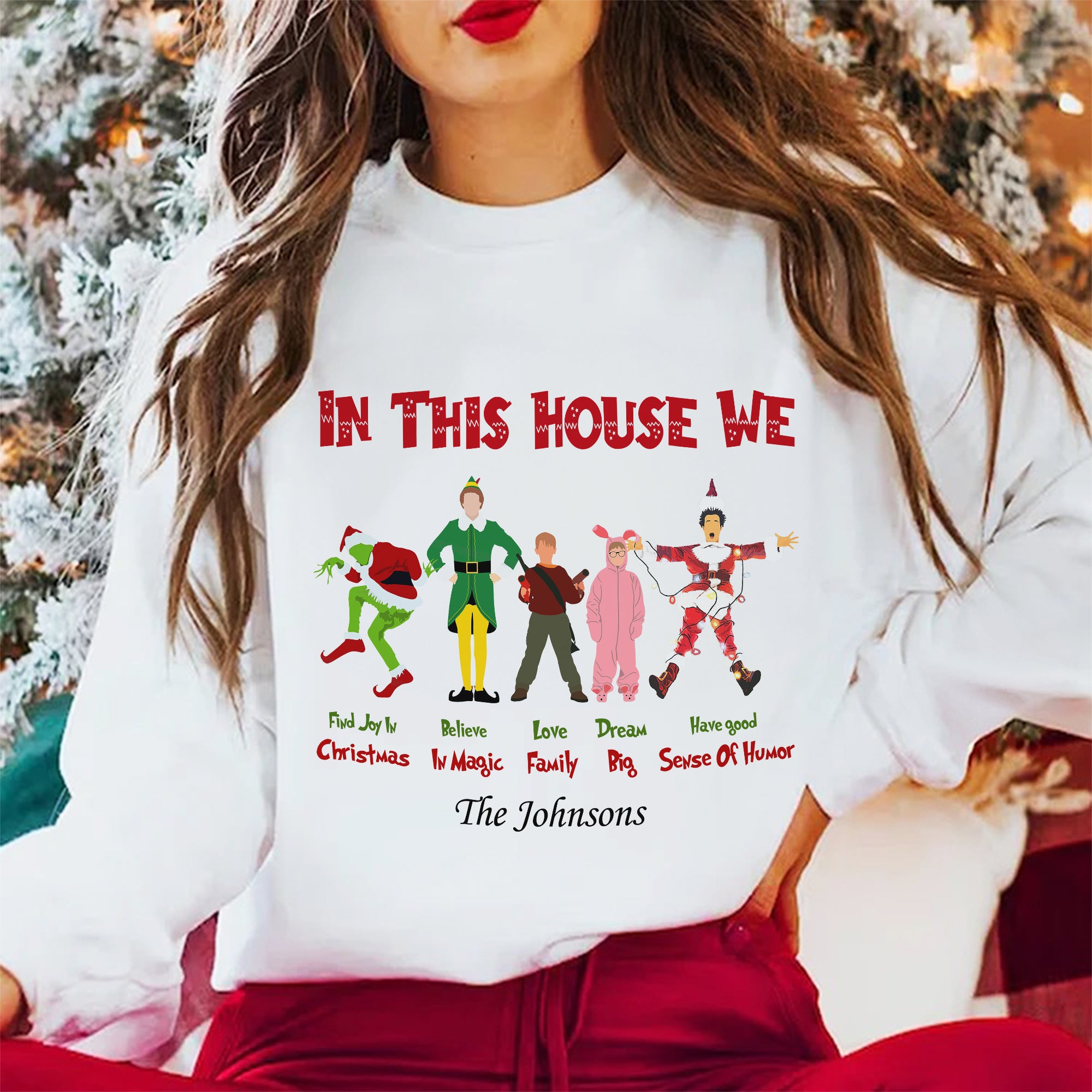 Personalized Gifts For Family Shirt, Classic Christmas Movies 01qhti251024 - Shirts - GoDuckee