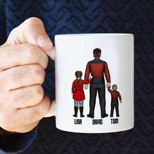 Family Star Dad Mug 03QHDT090523HH Personalized Family Mug - Coffee Mug - GoDuckee