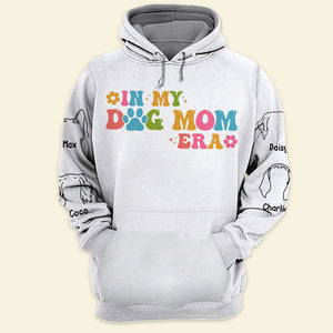 In My Dog Mom Era, Gift For Dog Lover, Personalized Shirt, Dog Lovers Shirt - AOP Products - GoDuckee