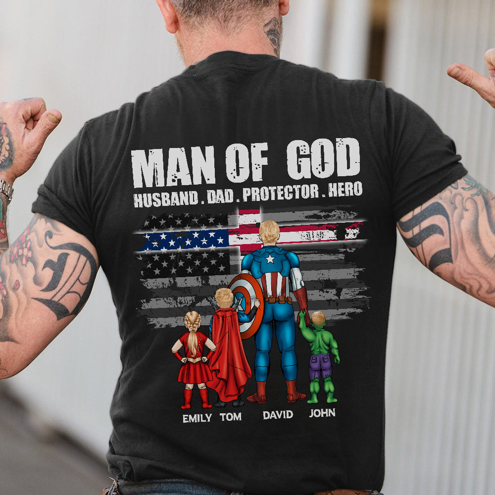 Dad Of God 01QHDT220423TM Personalized Tshirt, Hoodie, Sweatshirt - Shirts - GoDuckee